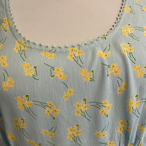 2 OF US flower print maxi dress with tie back .. so pretty.. flowy - Picture 3 of 6